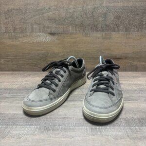 Ecco Soft 7 Gray/Olive Leather Sneakers Men's Size EU 43
